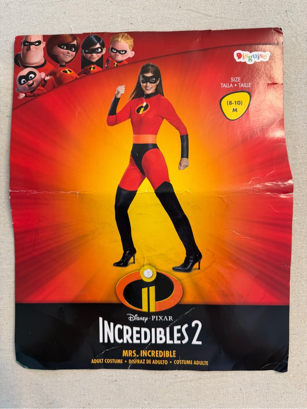 Mrs. Incredible Women's Red & Black Superhero Costume